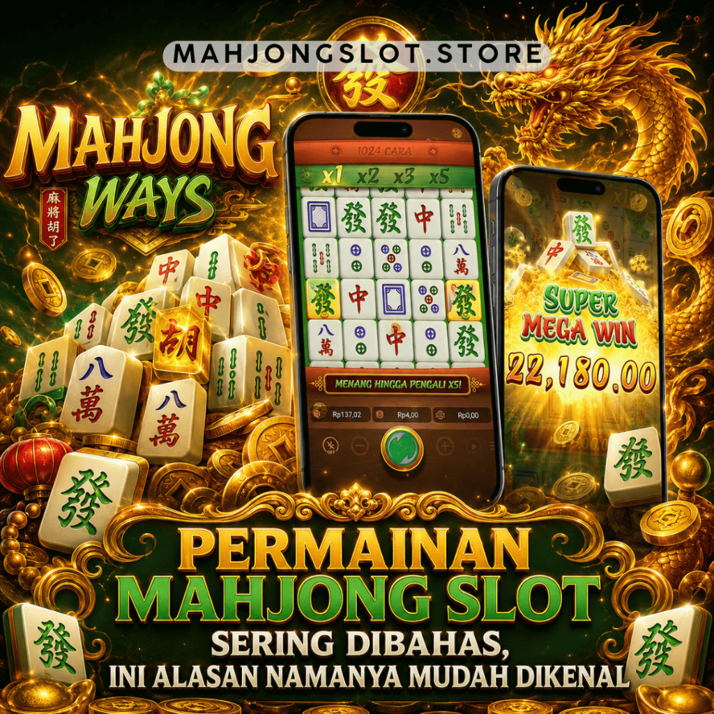 Permainan Mahjong Slot Sering Dibahas, Ini Alasan Namanya Mudah Dikenal